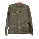 J Crew Olive Waxed Cotton Field Jacket- Size S (sold out online)