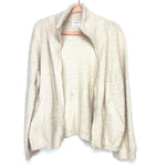 Amaryllis x Ashlee Nichols Cream Plush Zip Up Jacket- Size M