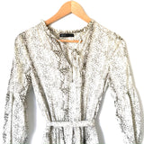 Gibson Snakeskin Dress with Belt- Size XS Petite