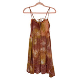 Wild Fable Eggplant/Tan Tye Dye Ruffle Dress NWT- Size S (sold out online)