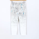 Splits59 White Paint Dot White Leggings- Size XS (Inseam 22”)