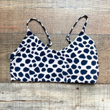 Malai Animal Print/Tropical Reversible Padded Bikini Top NWT- Size S (we have matching bottom)
