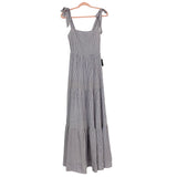 Lulus Red, White, and Blue Stripe Shoulder Tie Strap Dress NWT- Size S