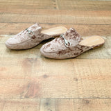 Merona Mauve Velvet Like Mule- Size 6.5