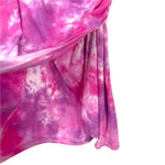 Lovers & Friends Pink/Purple Tie Dye Side Ruched Dress NWT- Size M