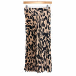 Sanctuary Animal Print Pleated Midi Skirt NWT- Size XS
