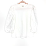 Universal Thread White Eyelet Top NWT- Size XS