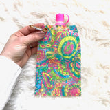 Lilly Pulitzer Printed Plastic Clip On Water Bottle Bag