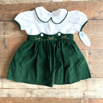 Lullaby Set Holly Berry Green Corduroy Dress NWT- Size 18M