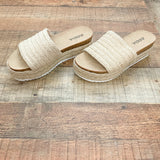 Soda Rope Espadrille Sandals- Size 7 (See Notes!)