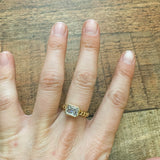 Treasure Jewels Square Chain Ring NWT- One Size (Fits Like A 7)