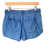 Loft Chambray Tassel Tie Shorts- Size XS