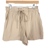 BCBGeneration Khaki Drawstring Waist Shorts- Size S
