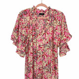 GiGio Pink and Red Floral Dress- Size S