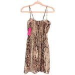 Xhilaration Animal Print/Gold Dress NWT- Size XS