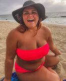 The Cheeky Bikini Neon Pink Thong Bottoms- Size XXL (See Notes- We Have Matching Top)