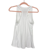 Athletic Works White Racerback Tank- Size S