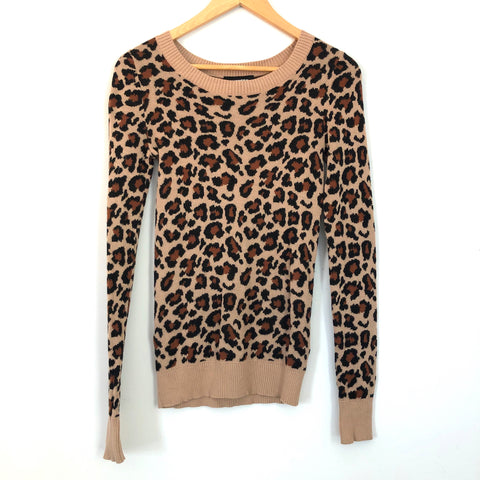Express Leopard Sweater- Size XS
