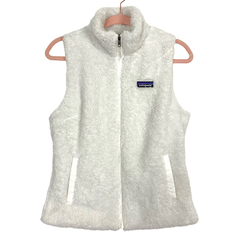 Patagonia White Sherpa Vest- Size M