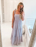 Lulus Red, White, and Blue Stripe Shoulder Tie Strap Dress NWT- Size S