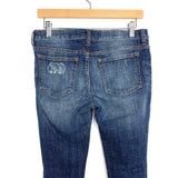 Harper Dark Wash Distressed Skinny Jeans- Size 28 (Inseam 27”)