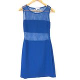 Lush Blue Lace Cutout Dress- Size M