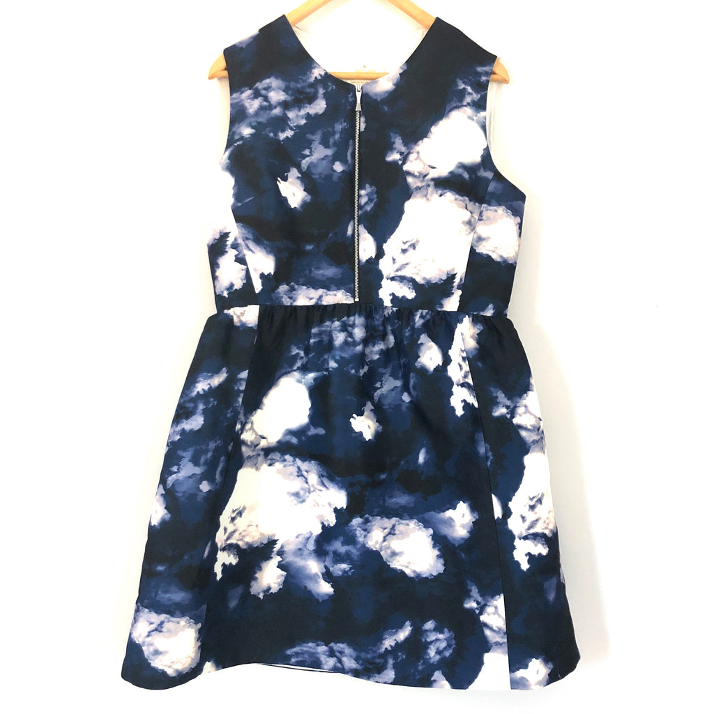 Kate Spade Blue Dusk Cloud Zipper Front Cocktail Dress- Size 14 (fits The Saved Collection Kate Spade Blue Dusk Cloud Zipper Front Cocktail Dress- Size 14 (fits The Saved Collection