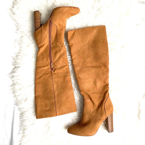 Justfab Brown Boots- Size 7 (see notes)
