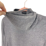 Grace & Lace Grey Heathered Built In Mask Top- Size S