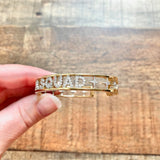 APM Monaco CZ Cool Squad Open Cuff Bracelet (see notes)