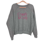 Project Social T Grey Reversible Crewneck Sweatshirt NWT- Size S