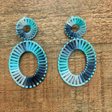 BaubleBar Blue Ombré Mini Kiera Raffia Earrings (Sold Out Online!)