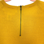Max Studio Yellow Zipper Back Sweater- Size S (see photos)