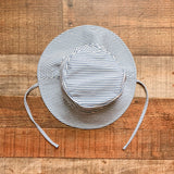 H&M Blue and White Striped Quick Dry Sun Hat- Size 2-3Y