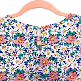 No Brand Daisy Floral Tiered Ruffle Sleeve Dress- Size S