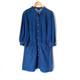 Who What Wear 3/4 Puff Sleeve Denim Dress- Size L (see notes)