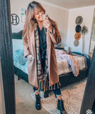 Old Navy Tan Long Coat NWT- Size L