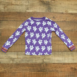 Disney Purple Mickey Ghost Pajama Set- Size 6