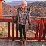 Goodnight Macaroon Animal Print Sweater- Size ~S/M (see notes)