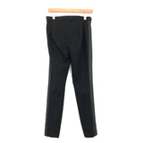 Banana Republic Black Legging with Faux Leather Side Detail- Size 4 (Inseam 30”)
