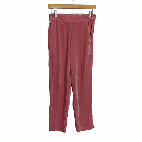 J Crew Pink Velvet Pants NWT - Size 00 (Inseam 25")