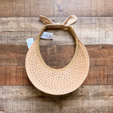 Time and True Tan Straw Visor Hat NWT