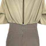 Alice & Olivia Olive Green Bandage Dress with Open Back NWT- Size 2