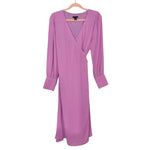 Halogen Purple Pink Long Sleeve Wrap Dress- Size M (~10/12)