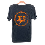 Bella + Canvas Grey Kids Cross Point Tee- Size Adult S