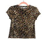 Sexy Mama Maternity Animal Print Crop Belly Top- Size 1 (2-6)