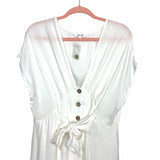 Amaryllis White Front Button Dress NWOT- Size XL
