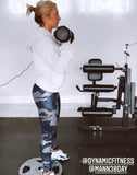 Noli Animal Print Metallic Leggings- Size S (we have matching sports bra, Inseam 25.5")