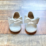 Elephantito White Bow Baby Ballerina Crib Shoe- Size 1