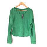 Abercrombie & Fitch Green Long Sleeve Top NWT- Size XS